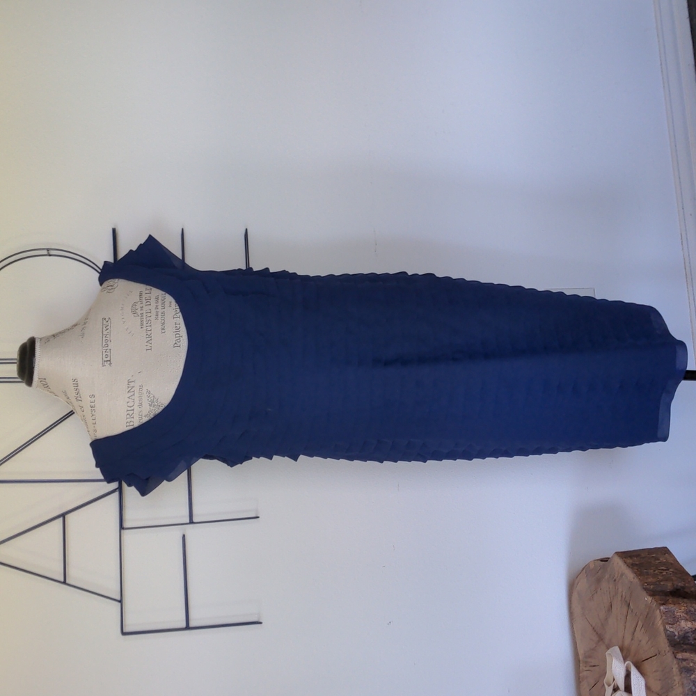 Adriana Papel Woman Pleated Cocktail Dress